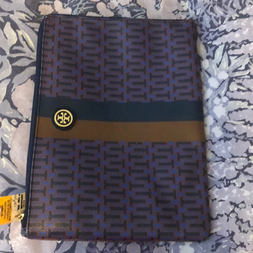 Tory Burch iPad case or small clutch! Super cute! Brand new